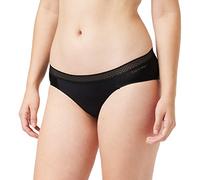 Calvin Klein Damen Slip Bikini Form mit Stretch, Schwarz (Black), XS