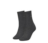 Calvin Klein Damen Classic Socken, Grau, Einheitsgröße (2er Pack)