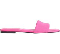 Calvin Klein Damen Square Flat SNDL Canvas Hw Hw0hw03129 Flache Sandalen