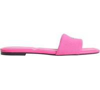 Calvin Klein Damen Square Flat SNDL Canvas Hw Hw0hw03129 Flache Sandalen, PINK (Pink Yarrow), 37 EU