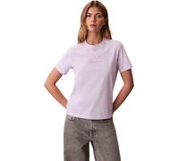 Calvin Klein Damen Ss Clasic Monologo Tee LV047F831G Graphic Tees, Multi, M