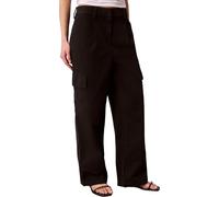 Calvin Klein Jeans Cargo-hosen Für Frauen Cotton Ewaist Pant Schwarz L
