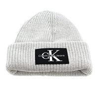 Calvin Klein Damen Strickmütze, Grau (Cirrus Grey), Einheitsgröße