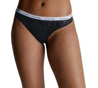 Calvin Klein Lace Thong Schwarz Polyamid 3XL Damen