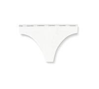Calvin Klein Damen String High Leg Thong mit Spitze, Weiß (White), XL