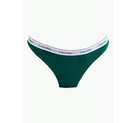 Calvin Klein Damen String mit Logobund, Blau (Turf), XXL