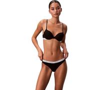 Calvin Klein Damen String mit Logobund, Schwarz (Black), XL