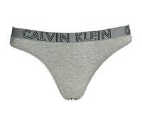 Calvin Klein Damen String Tanga, Grau (Grey Heather), L