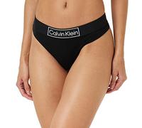 Calvin Klein Damen String Tanga, Schwarz (Black), L