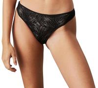 Calvin Klein Damen String Tanga, Schwarz (Black), L