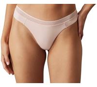 Calvin Klein Damen String Thong Unterwäsche, Beige (Beechwood), XS
