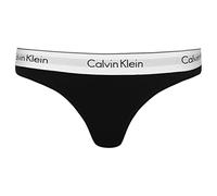 Calvin Klein Damen String Thong Unterwäsche, Schwarz (Black), XXL