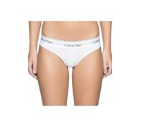 Calvin Klein Damen String Thong Unterwäsche, Weiß (White), L