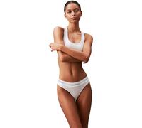 Calvin Klein Damen String Thong Unterwäsche, Weiß (White), XS