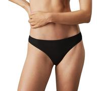 Calvin Klein Damen Strings Thong Tanga, Schwarz (Black), XS