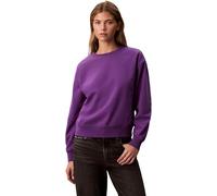 Calvin Klein Damen Sweatshirt Archive Logo French Terry Crew Neck, Violett (Smokey Shadow), L