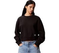 Calvin Klein Damen Sweatshirt Badge Logo Cropped
