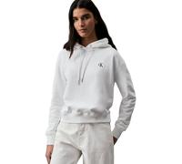 Calvin Klein Damen Sweatshirt Ck Embroidery mit Kapuze, Weiß (Bright White), 3XL