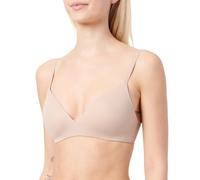Calvin Klein Damen T-Shirt BH Wire Free Verstellbare Träger, Beige (Cedar), 65B