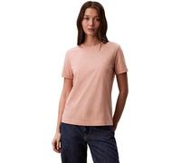 Calvin Klein Damen T-Shirt Kurzarm Archive Jersey Tee mit Rundhalsausschnitt, Rosa (Tuscan Wind), S