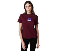 Kurzarmshirt CALVIN KLEIN JEANS "SS CLASSIC FIT TEE", Damen, Gr. XL (44), rot (deep rouge), Single Jersey, Obermaterial: 100% Baumwolle, feminin, regular fit normal, Rundhals, Kurzarm eingesetzt abges