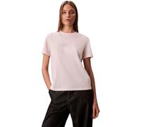 Calvin Klein Jeans T-Shirt mit Label-Print in Hellrosa, Größe S