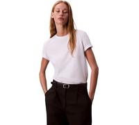 Calvin Klein Jeans Classic Foil Monologo Kurzarm-t-shirt M Brilliant White