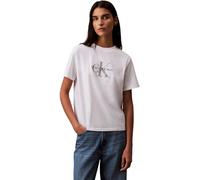 Calvin Klein Damen T-Shirt Weiß Herbst Winter Kollektion - Größe: XL