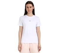 Calvin Klein Damen T-Shirts Kurzarm Woven Label Jersey Tee Regular Fit