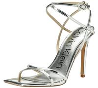 Calvin Klein Damen Tegin Sandalen mit Absatz, Silber 040, 40 EU