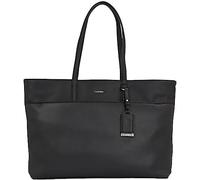 Calvin Klein Damen Tote Bag Tasche Shopper Mittelgroß, Schwarz (Ck Black), Onesize