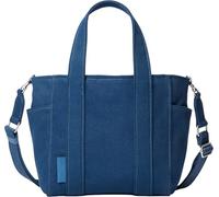 Calvin Klein Damen Tote Bag Tasche Webbing Strap Canvas Klein, Blau (Ensign Blue), Einheitsgröße