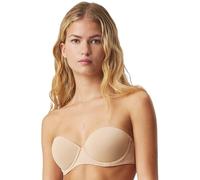 Calvin Klein für Damen. 000QF5677E Push Up trägerloser BH beige (70E), Lässig, Polyamid, Elastan