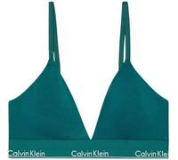 Calvin Klein Damen Triangel BH Lightly Lined mit Logobund, Blau (Turf), XS