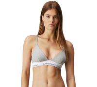 Calvin Klein Damen Triangel BH Triangle Unlined Ungefüttert, Grau (Grey Heather), S