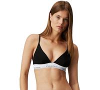 Calvin Klein Damen Triangel BH Triangle Unlined Ungefüttert, Schwarz (Black), L