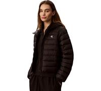 Steppjacke CALVIN KLEIN JEANS "ULW SHORT CK PACKABLE PUFFER JAC", Damen, Gr. XXL, schwarz, Web, Obermaterial: 100% Polypropylen, unifarben, taillenbedeckt, Raglanärmel eingefasste Kante, Jacken Steppj