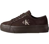 CK Calvin Klein Sneaker mit Logo-Details in Dunkelbraun, Größe 37