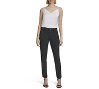 Calvin Klein Damen Woven Faux Pocket Pant Klassische Hose, Schwarz, 44