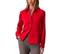 Calvin Klein Damenhemd aus Satin mit Knopfleiste, Adrenaline Rush, Klein