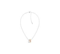 Calvin Klein Damenkollektion REFINE Halskette mit Charm und Ohrringe aus Edelstahl Bicolor
