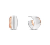 Calvin Klein Damenkollektion REFINE Halskette mit Charm und Ohrringe aus Edelstahl Bicolor