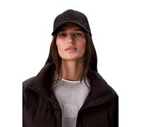 CK Calvin Klein Cap mit Logo-Muster und Label-Badge in Black, Größe 1