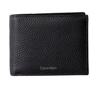 Calvin Klein Geldbörse LV04D1241G geprägtes Leder 12 cm Schwarz