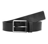 Calvin Klein Herren Gürtel Essential Belt Leder 3,5 cm Schwarz 100 cm