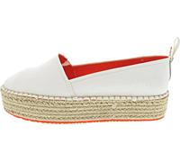 Calvin Klein Flatform Espadrille Soft Slipper Weiß - Weiß / 40