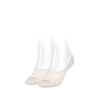 Calvin Klein Footie High Cut Diamond Open Work Socken 2 Paare
