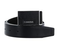 Calvin Klein Formal Leather Inlay Plaque EPI 35MM W85 Black