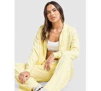 Calvin Klein Full Zip Fleece Hoodie - Damen, Gelb - XS