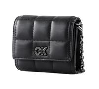 Calvin Klein Geldbörse Re-Lock Quilt Trifold Wallet CK Black schwarz